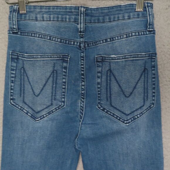 Show Me Your MuMu Berkeley Bells Jeans 28 Super Flare Bell Bottoms Distressed - Picture 5 of 13